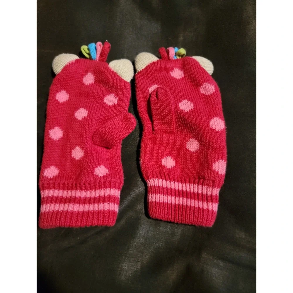 Gymboree winter‎ cheer cat mittens size 3 4